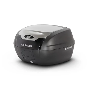 Shad SH40 hátsó doboz aluminium hatású fedlappal 