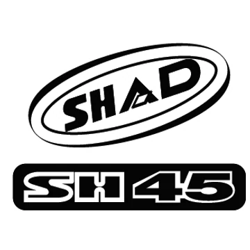 Matricák piros Shad D1B45ETR SH45 dobozhoz
