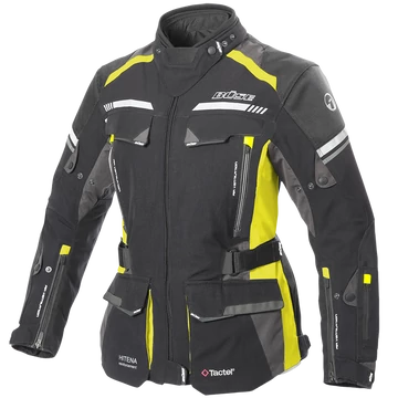 Büse Highland II női textilkabát fekete/neon