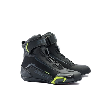 Seca Apex Evo motoros cipő fekete/neonsárga