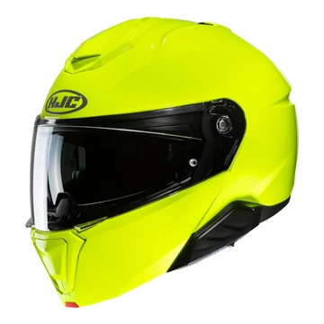 HJC i91 Fluor Green felnyitható sisak