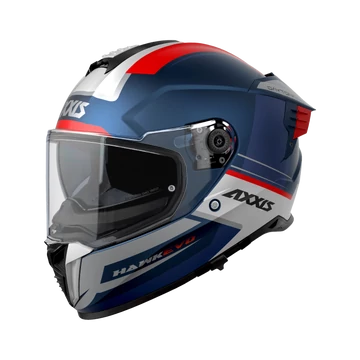 Axxis Hawk Daytona C7 matt blue zárt bukósisak M (57-58 cm)