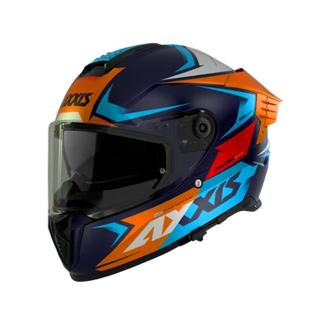 Axxis Hawk Ixil C14 matt orange zárt bukósisak XS (53-54 cm)