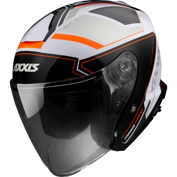 Axxis Mirage SV Trend A4 Gloss Pearl Fluo Orange nyitott bukósisak S (55-56 cm)