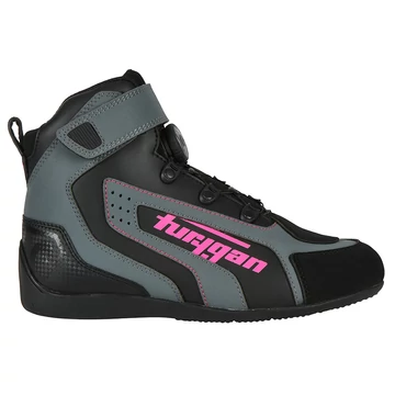 Furygan V4 Easy D3O® Lady motoros cipő fekete/rózsaszín 37