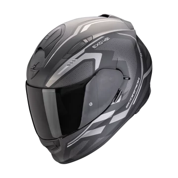 Scorpion Exo-491 Kripta Matt Black-Silver zárt bukósisak