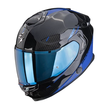 Scorpion EXO-GT SP AIR Asphalt Black-Blue zárt bukósisak 