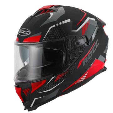 Rocc 390 matt fekete/piros zárt bukósisak