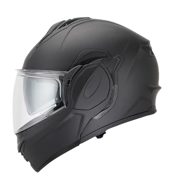 Rocc 910 matt fekete hátrahajtható állú bukósisak