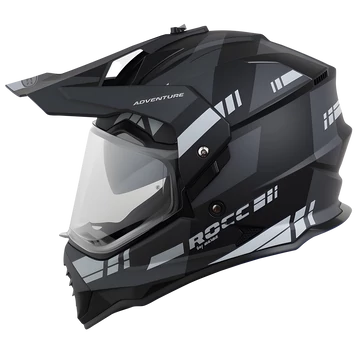 Rocc 500 enduro sisak matt fekete/szürke