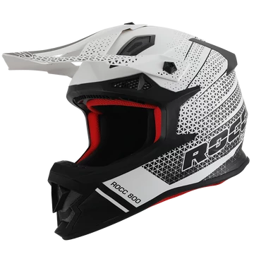 Rocc 800 krossz sisak matt fehér