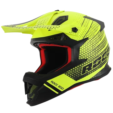 Rocc 800 krossz sisak neonsárga