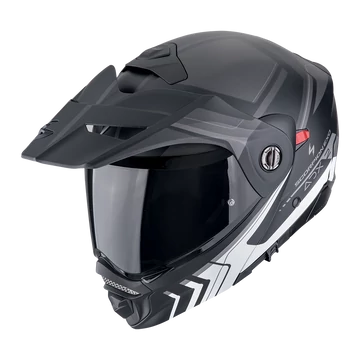 Scorpion ADX-2 Lewis Matt Black-Silver crossover bukósisak S (55-56cm)