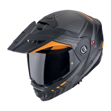 Scorpion ADX-2 Lewis Matt Black-Orange crossover bukósisak