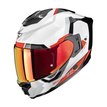Scorpion Exo-1500 Air Arena White-Red zárt bukósisak XL (61-62cm)