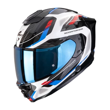 Scorpion Exo-1500 Air Sleek White-Red-Blue zárt bukósisak
