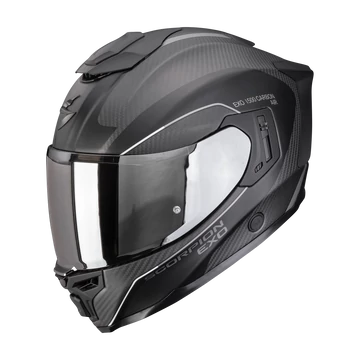 Scorpion Exo-1500 Carbon Air Mundi Matt Black-Silver zárt bukósisak