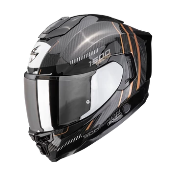 Scorpion Exo-1500 Carbon Air Zity Black-Copper zárt bukósisak