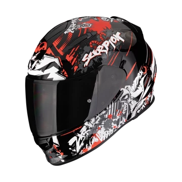 Scorpion Exo-491 Spector Black-Red zárt bukósisak
