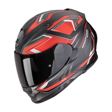 Scorpion Exo-491 Zumo Matt Black-Red zárt bukósisak M (57-58cm)