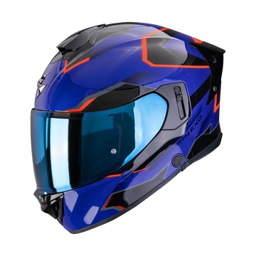 Scorpion Exo-530 Air Clip Blue-Black-Red zárt bukósisak