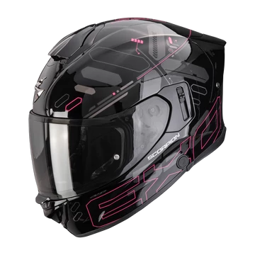 Scorpion Exo-530 Air Fond Black-Pink zárt bukósisak