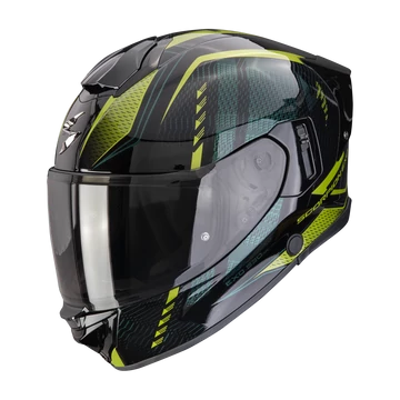 Scorpion Exo-530 Air Theras Black-Green zárt bukósisak