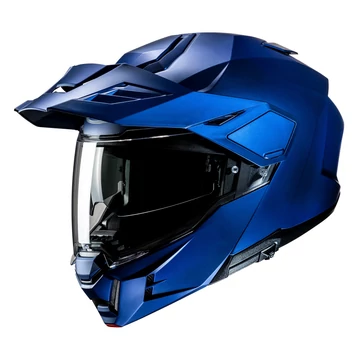HJC i80 Semi Flat Metallic Blue felnyitható sisak