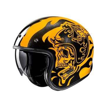 HJC V31 Flame MC3 nyitott bukósisak
