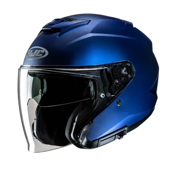 HJC i31 Semi Flat Metallic Blue nyitott sisak
