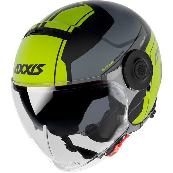 Axxis Raven SV Milano B3 Matt fluo yellow bukósisak