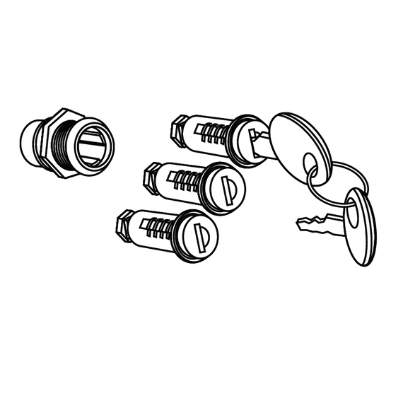 Zárbetét kulccsal Shad 200062R SH35/SH36/SH43/SH42 dobozhoz