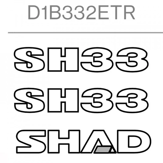 Matricák Shad D1B332ETR SH33 dobozhoz