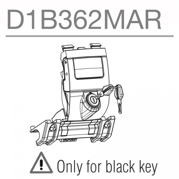 Zárszerkezet Shad Premium D1B362MAR SH35/SH36 dobozhoz