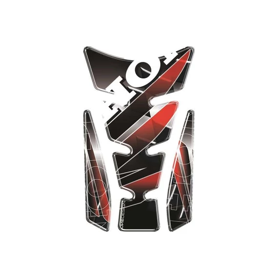 Tankpad PUIG WINGS 4785P ezüst oldallal