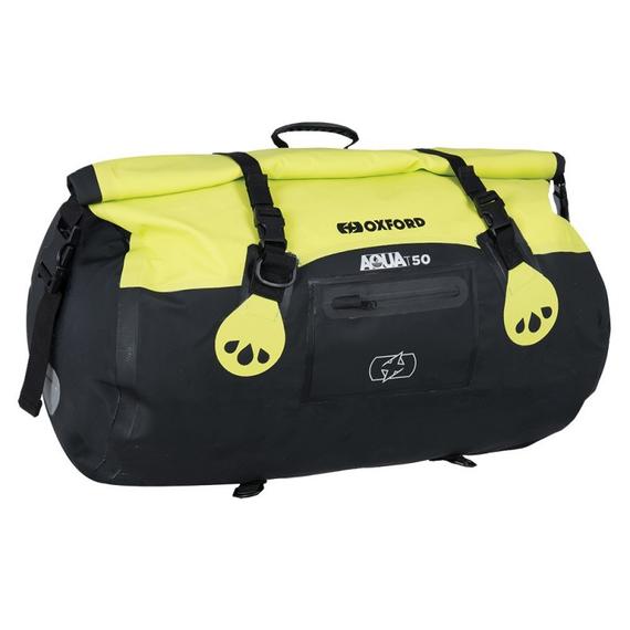 Oxford Aqua T-50 vízálló hengertáska fekete/fluo OL472