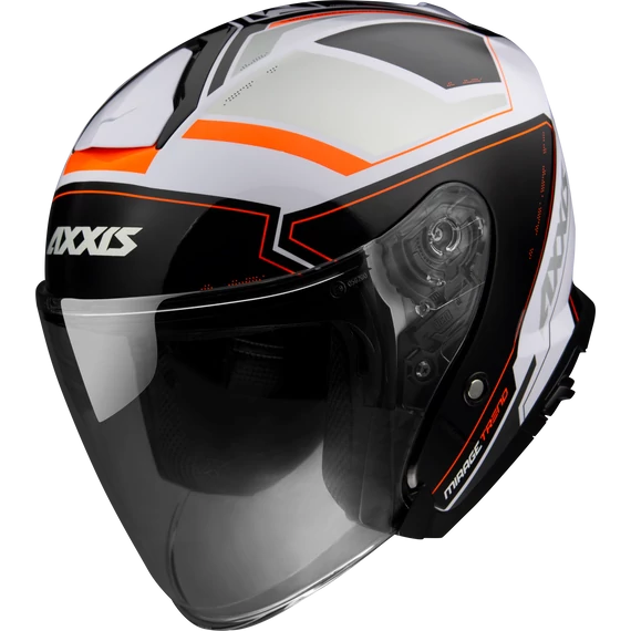 Axxis Mirage SV Trend A4 Gloss Pearl Fluo Orange nyitott bukósisak S (55-56 cm)