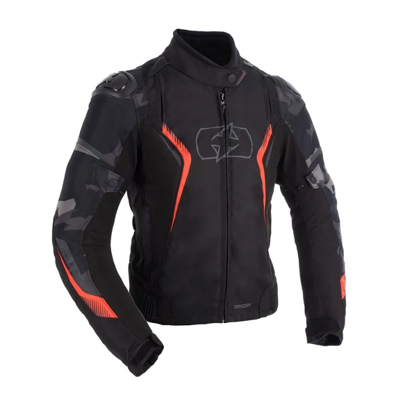 Oxford Omega 1.0 Dry2Dry női textildzseki fekete/piros/camo 8