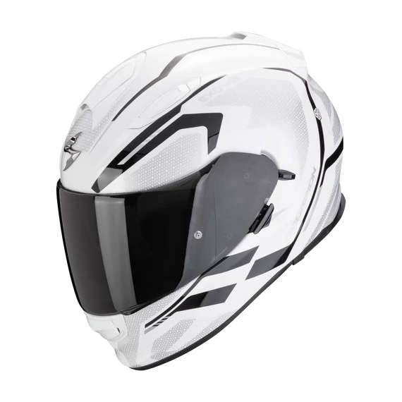 Scorpion Exo-491 Kripta White-Black zárt bukósisak XS (53-54 cm)