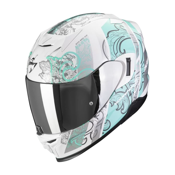 Scorpion Exo-520 EVO Air Fasta White-Light Blue zárt bukósisak XXS (51-52 cm)