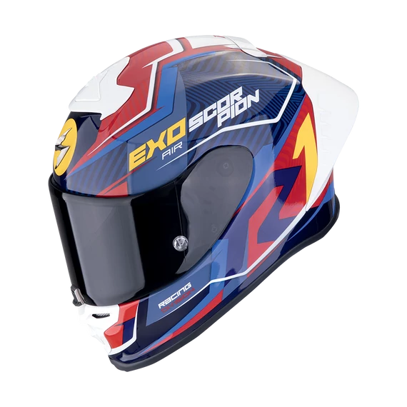 Scorpion Exo R1 EVO II Air Coup Blue-Red-Yellow sportsisak XS (53-54cm)