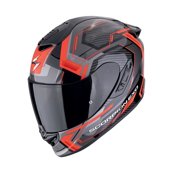 Scorpion Exo-1400 EVO II Air Linart Black-Red zárt bukósisak XS (53-54cm)