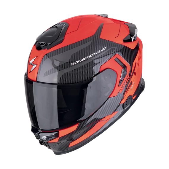 Scorpion EXO-GT SP AIR Flex Black-Neon Red zárt bukósisak L (59-60cm)