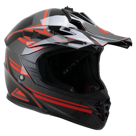 CGM 267G DIRT-X FURY gyerek bukósisak piros L (55 cm)