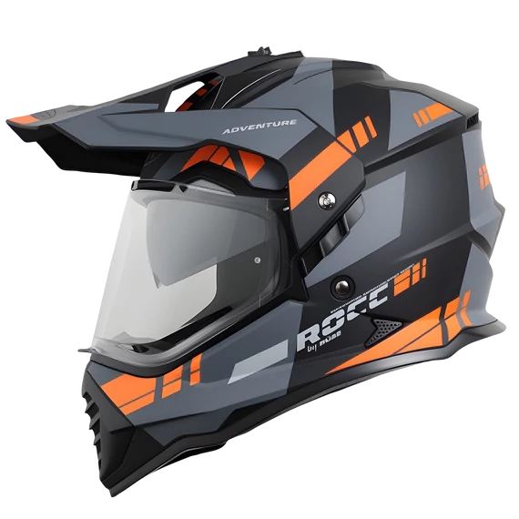 Rocc 500 enduro sisak matt fekete/narancs M (57-58cm)