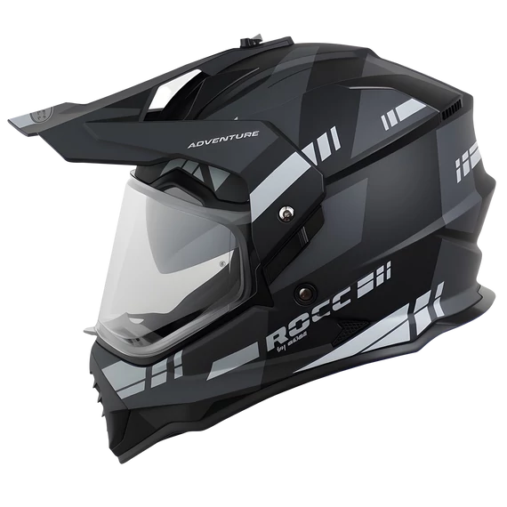 Rocc 500 enduro sisak matt fekete/szürke XS (53-54cm)