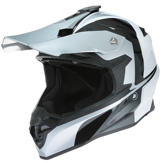 Rocc 712 krossz sisak fehér/szürke S (55-56cm)
