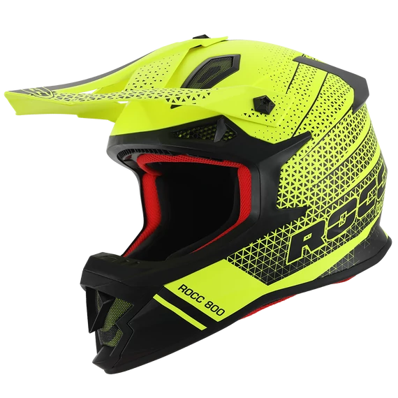 Rocc 800 krossz sisak neonsárga L (59-60cm)