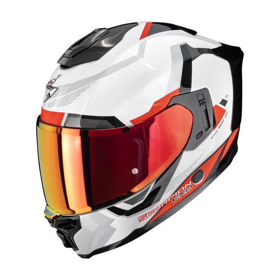 Scorpion Exo-1500 Air Arena White-Red zárt bukósisak XL (61-62cm)