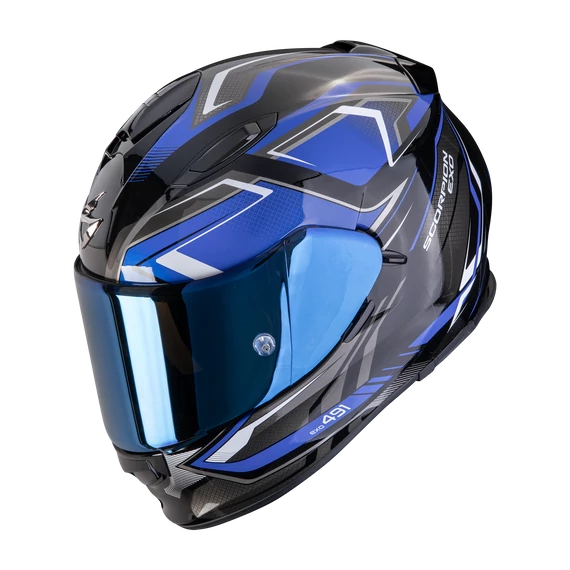 Scorpion Exo-491 Zumo Black-Blue zárt bukósisak M (57-58cm)
